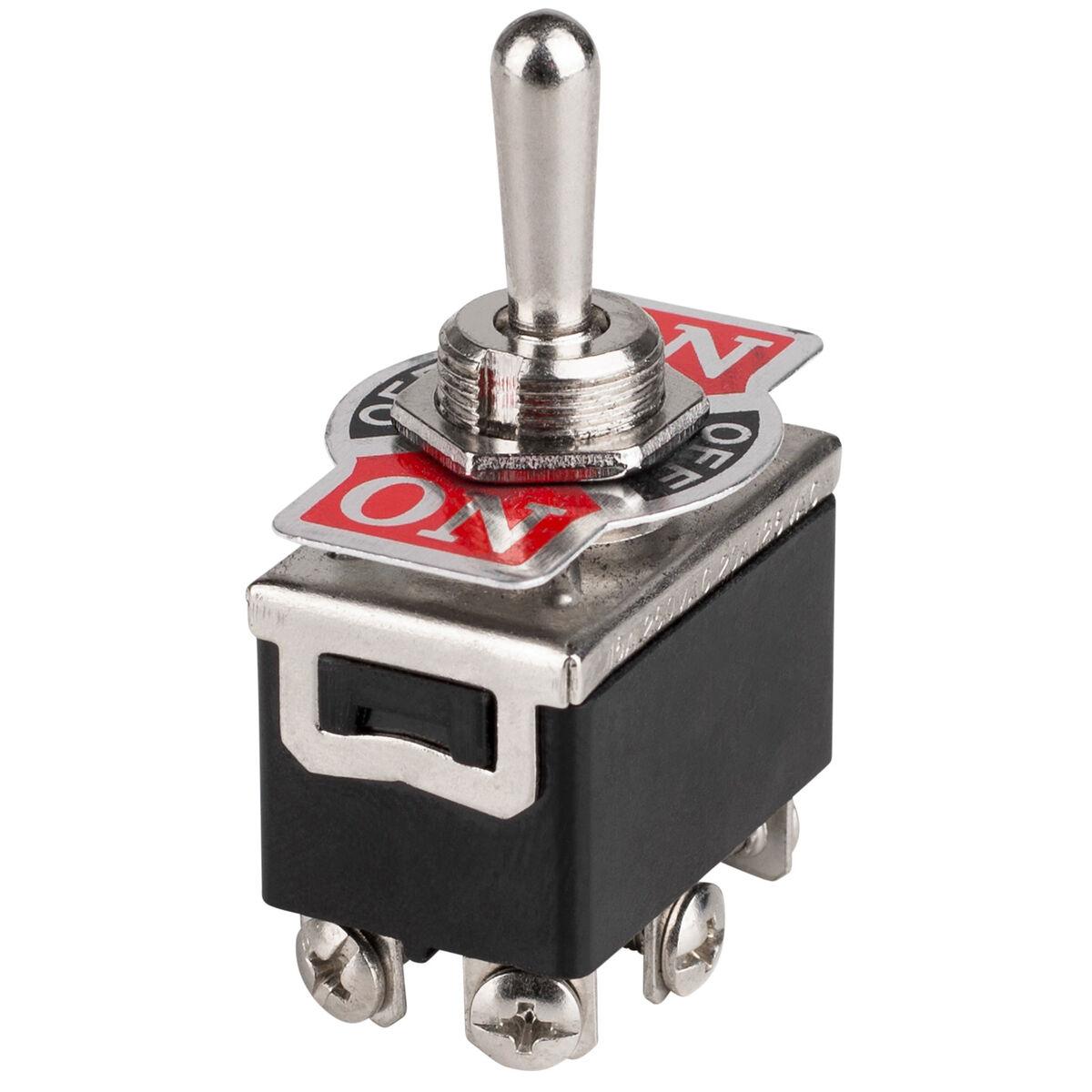 DPDT Center Off Heavy Duty Toggle Switch Momentary Both Sides